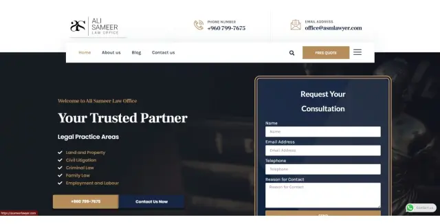 website preview